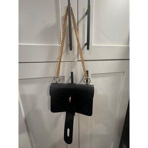 Chloé purse Aby Chain Leather Crossbody Bag With Gold Chain Strap & Buckle